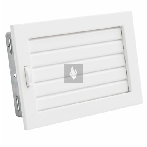 ÁLLÍTHATÓ ZSALUS SZELLŐZŐRÁCS FEHÉR 200X145 mm