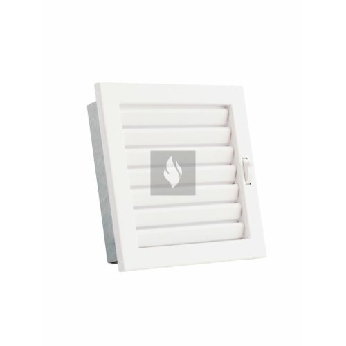 ÁLLÍTHATÓ ZSALUS SZELLŐZŐRÁCS FEHÉR 220X220 mm