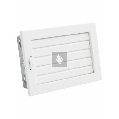 ÁLLÍTHATÓ ZSALUS SZELLŐZŐRÁCS FEHÉR 240X170 mm