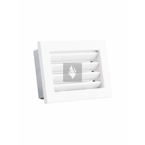 RÖGZÍTETT ZSALUS SZELLŐZŐRÁCS FEHÉR 190X170 mm