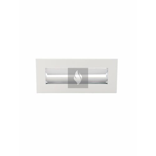 RÖGZÍTETT ZSALUS SZELLŐZŐRÁCS FEHÉR 220X95 mm