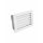 RÖGZÍTETT ZSALUS SZELLŐZŐRÁCS FEHÉR 240X170 mm