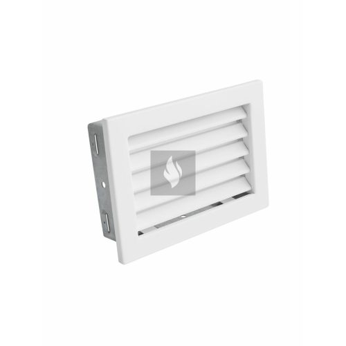 RÖGZÍTETT ZSALUS SZELLŐZŐRÁCS FEHÉR 240X170 mm