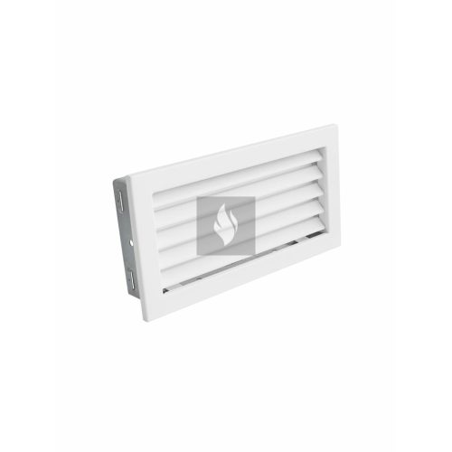 RÖGZÍTETT ZSALUS SZELLŐZŐRÁCS FEHÉR 325X170 mm