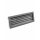 RÖGZÍTETT ZSALUS SZELLŐZŐRÁCS FEKETE 325X195 mm