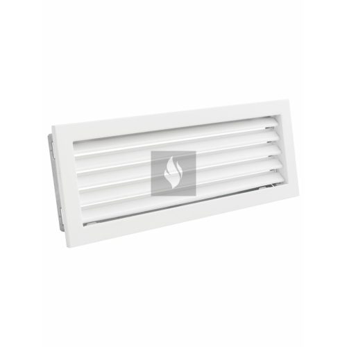 RÖGZÍTETT ZSALUS SZELLŐZŐRÁCS FEHÉR 450X170 mm