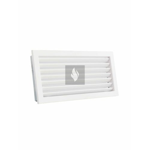 RÖGZÍTETT ZSALUS SZELLŐZŐRÁCS FEHÉR 450X240 mm