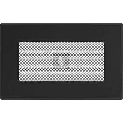 Egyszerű Szellőzőrács Fekete 11x17cm