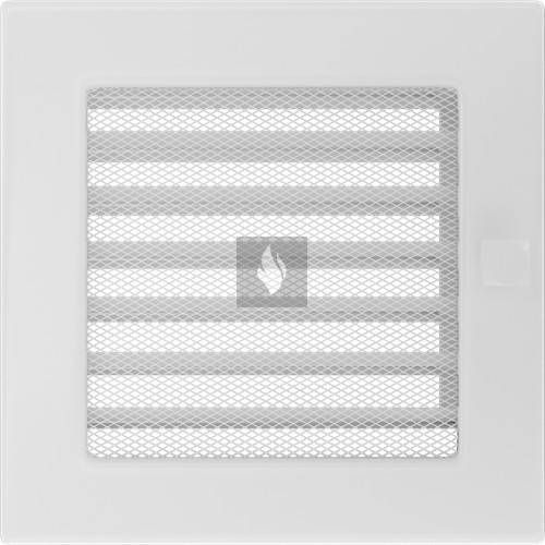 Egyszerű Szellőzőrács Fehér 17X17cm Zsalus