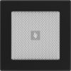 Egyszerű Szellőzőrács Fekete 17X17cm