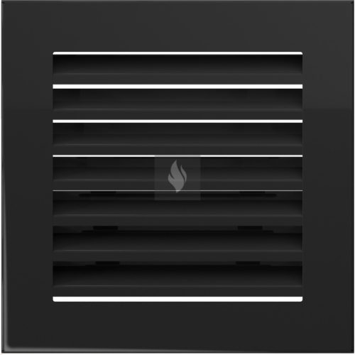 Fresh Szellőzőrács Fekete 17X17cm