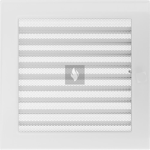 Egyszerű Szellőzőrács Fehér 22X22cm Zsalus