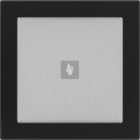 Egyszerű Szellőzőrács Fekete 22X22cm