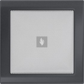 Egyszerű Szellőzőrács Grafit 22X22cm