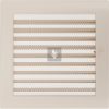 Egyszerű Szellőzőrács Krém 22X22cm Zsalus