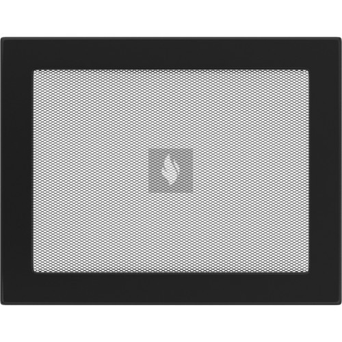 Egyszerű Szellőzőrács Fekete 22X30cm