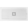 Egyszerű Szellőzőrács Fehér 22X45cm Zsalus