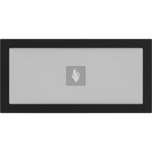 Egyszerű Szellőzőrács Fekete 22X45cm