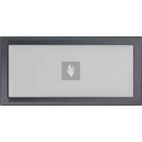 Egyszerű Szellőzőrács Grafit 22X45cm