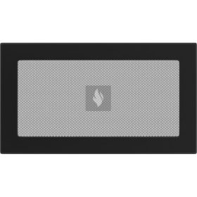 Egyszerű Szellőzőrács Fekete 17X30cm