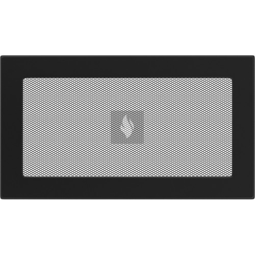 Egyszerű Szellőzőrács Fekete 17X30cm