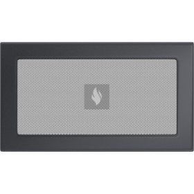Egyszerű Szellőzőrács Grafit 17X30cm