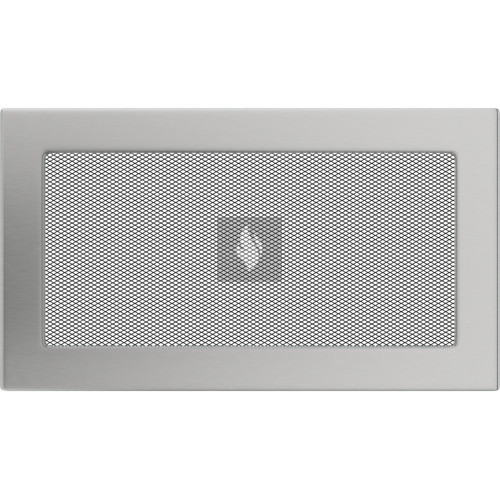 Egyszerű Szellőzőrács Inox 17X30cm