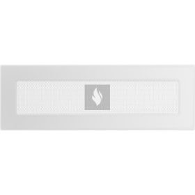 Egyszerű Szellőzőrács Fehér 11X32cm