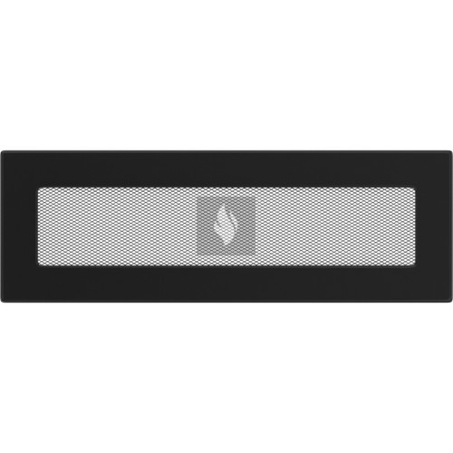 Egyszerű Szellőzőrács Fekete 11x32cm