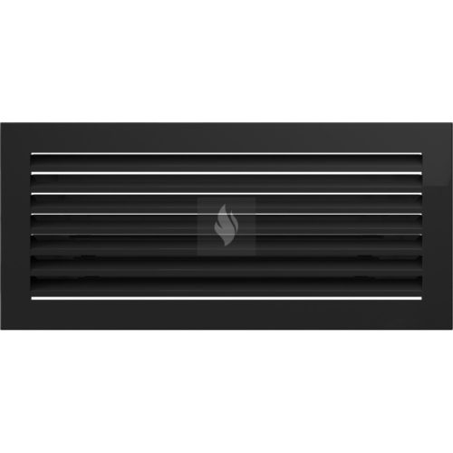 Fresh Szellőzőrács Fekete 17X37cm