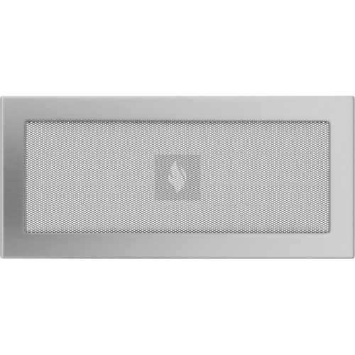 Egyszerű Szellőzőrács Inox 17X37cm
