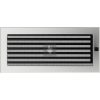 Egyszerű Szellőzőrács Inox 17X37cm Zsalus