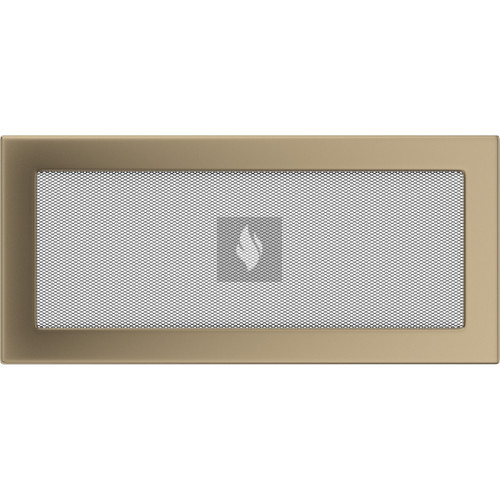 Galvanizált Szellőzőrács Arany 17X37cm