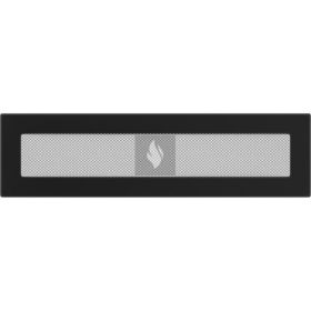 Egyszerű Szellőzőrács Fekete 11x42cm