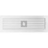 Egyszerű Szellőzőrács Fehér 17X49cm Zsalus
