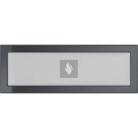 Egyszerű Szellőzőrács Grafit 17X49cm