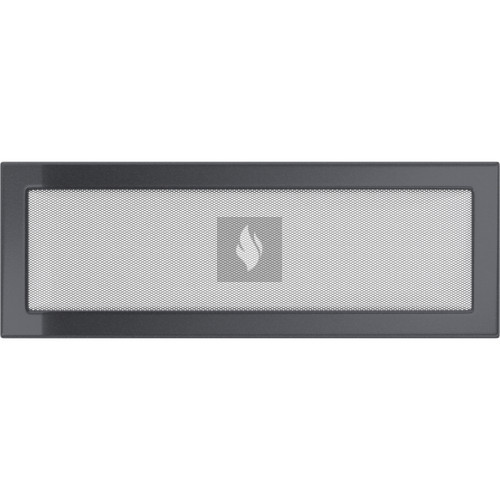 Egyszerű Szellőzőrács Grafit 17X49cm