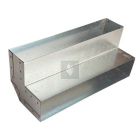 TÉGLALAP CSATORNA KÖNYÖK TÉRBELI 90° 200 X 90 mm