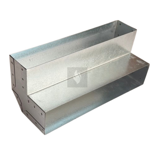 TÉGLALAP CSATORNA KÖNYÖK TÉRBELI 90° 200 X 90 mm