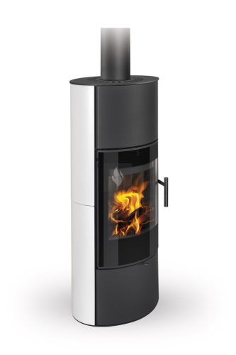 Romotop LAREDO H 10 kerámia Kandallókályha - bővíthető hőtárolóval