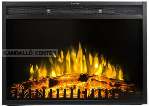 LEMONT 70 fekete Beépíthető elektromos kandalló