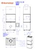 Romotop LERA C G három oldalas kerámia Design kandalló - Gyöngy