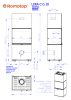 Romotop LERA C G három oldalas kerámia Design kandalló