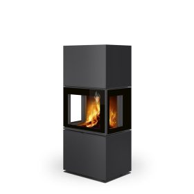 Romotop LERA C G három oldalas lemez Design kandalló