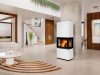 Romotop LERA C GH három oldalas zsírkő Design kandalló - bővíthető hőtárolóval