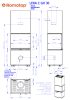 Romotop LERA C GH három oldalas lemez Design kandalló