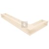 SAVEN Loft sarok szellőzőrács 9,5×45×95cm krém balos
