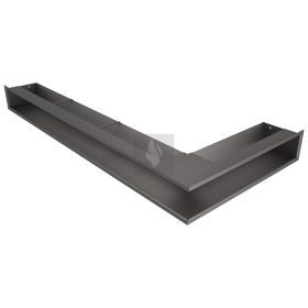 SAVEN Loft sarok szellőzőrács 9,5×45×95cm grafit balos