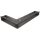 SAVEN Loft sarok szellőzőrács 9,5×80×45cm grafit jobbos