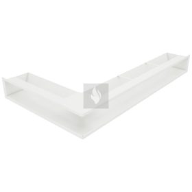 SAVEN Loft sarok szellőzőrács 9,5×80×45cm fehér jobbos